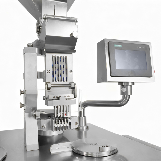 M&aacute;quina de enchimento de c&aacute;psulas semiautom&aacute;tica CGN-208D1